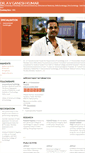 Mobile Screenshot of drganeshkumarcardiologist.com